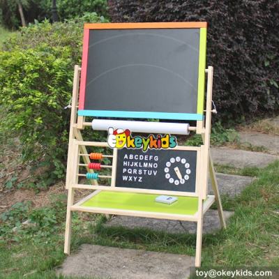 Okeykids Best Design Double-Sided Educational Wooden Magnetic Kids Writing Board W12B103