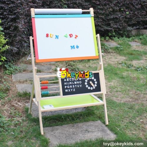 Okeykids Best Design Double-Sided Educational Wooden Magnetic Kids Writing Board W12B103