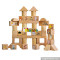 Wholesale 70 PCS kids wooden animals blocks toy educational wooden animals building blocks toy W13B023