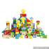 Wholesale 158 pcs kids wooden building bricks sets toy educational building bricks sets toy W13B039
