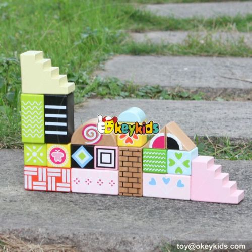 wholesale 20 pieces children wooden blocks lovely children wooden blocks most popular children wooden blocks W13A125