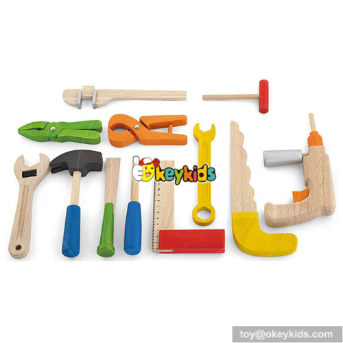 Wholesale diy creative kids wooden tools box toy most popular baby wooden tools box toy W03D018