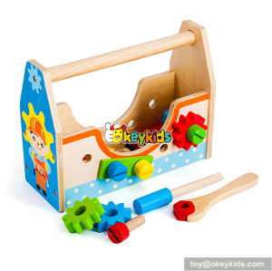 Wholesale early learning children wooden tools kit toy funny kids wooden tools kit toy W03D084