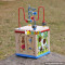 wholesale small multi wooden activity cube for toddlers W11B132