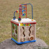 wholesale small multi wooden activity cube for toddlers W11B132