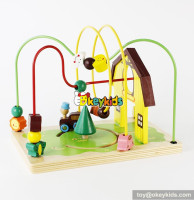 wholesale best kids wooden toy bead maze educational games toddlers wooden toy bead maze W11B141