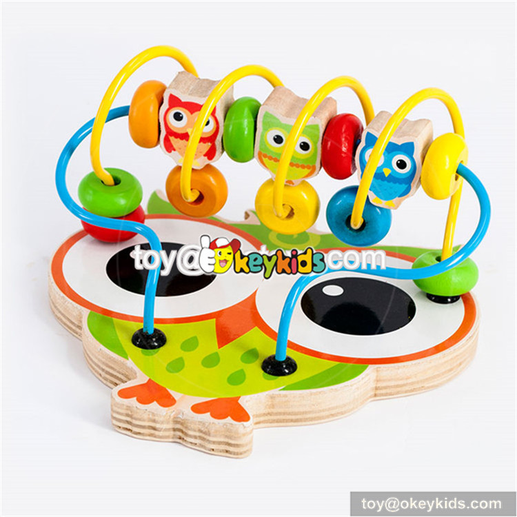wooden beads cube toy