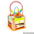 new design educational activity cube wooden toddler learning toys W11B146