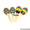 Wholesale cheap baby preschool wooden maracas instrument new fashion toddlers wooden maracas instrument W07I053