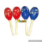 Wholesale cheap baby preschool wooden maracas instrument new fashion toddlers wooden maracas instrument W07I053