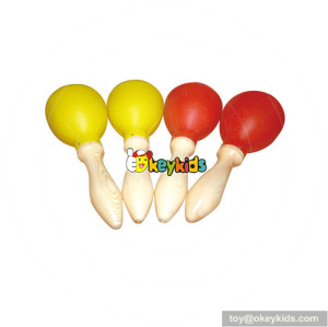 Wholesale mini maracas wooden toys for kids top fashion wooden toys for kids W07I067