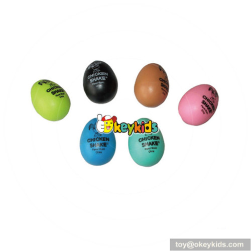 Wholesale baby mini wooden musical egg shakers promotion wooden musical egg shakers for kids W07I080