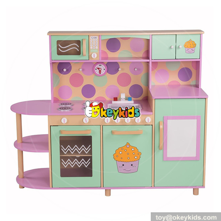 pink and purple play kitchen