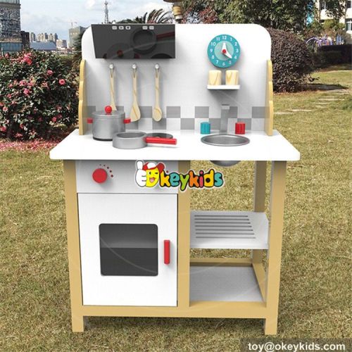 wholesale newly fashion kids pretend wooden toy play kitchen new educational toys wooden toy play kitchen W10C293