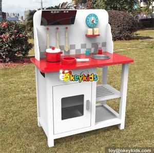 wholesale high quality children pretend play wooden toy kitchen most popular wooden toy kitchen for boys W10C294