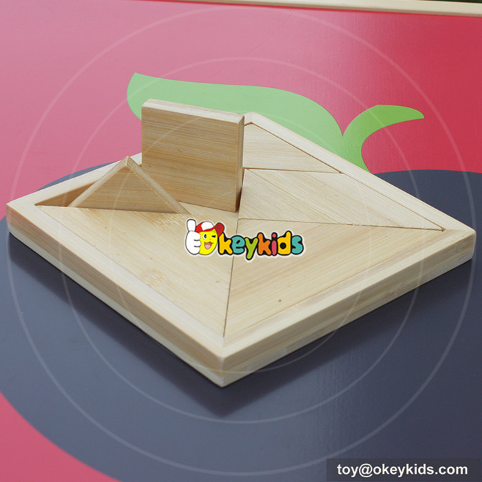 Wood geometrical toy