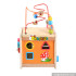 Wholesale most popular diy funny wooden beads cube game toy for toddler W11B152