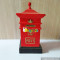 Wholesale high quality kids wooden pink piggy bank for sale W02A267
