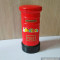 Wholesale customized red color pretty deer pattern wooden coin cans W02A269