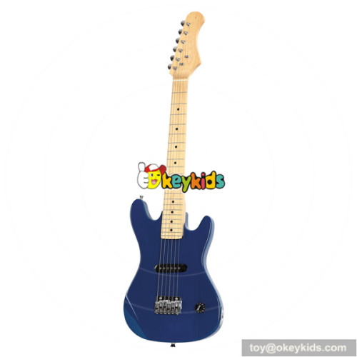 wholesale high quality kids wooden toy guitar hot sale baby wooden toy guitar W07H008