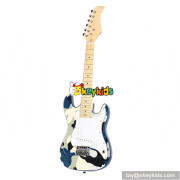 wholesale baby wooden toy guitar high quality kids wooden toy guitar for sale W07H009