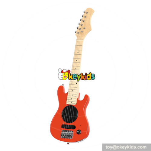 wholesale kids wooden guitar toy cheap children wooden guitar toy W07H012