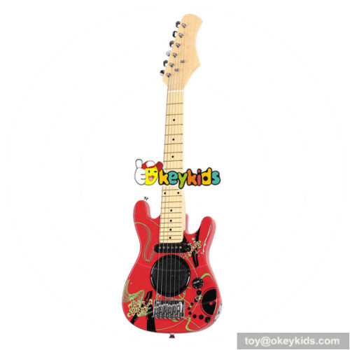 wholesale kids wooden guitar toy cheap children wooden guitar toy W07H012