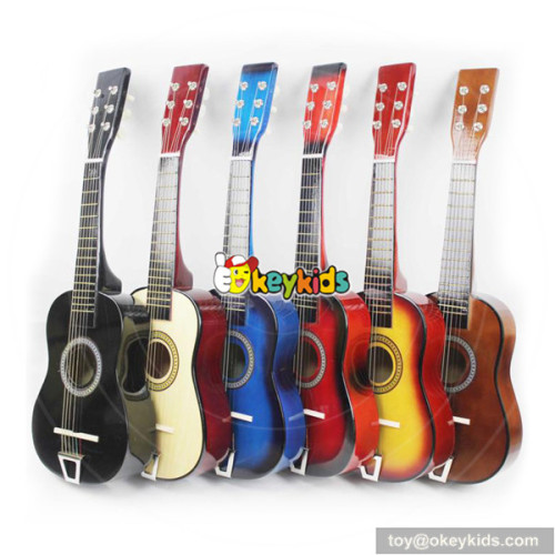 wholesale unique newly style wooden guitar for play W07H030