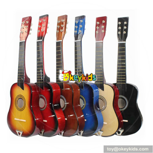 wholesale unique newly style wooden guitar for play W07H030