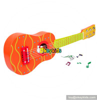 wholesale high quality kids wooden toy guitar cheap children wooden toy guitar W07H036