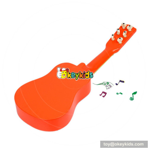 wholesale high quality kids wooden toy guitar cheap children wooden toy guitar W07H036