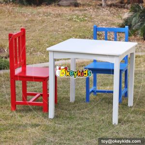 Wholesale high quality wooden kids table and chairs W08G223