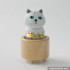 Wholesale most popular wooden cat shaped music box as gift W07B058