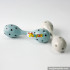 simple style musical double head wooden shaking maracas W07I130