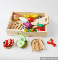 wholesale hot-selling wooden cutting food toy W10B147