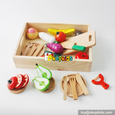 wholesale hot-selling wooden cutting food toy W10B147