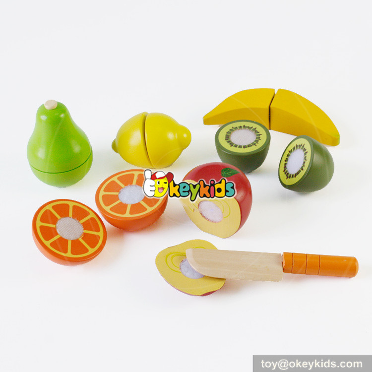 wooden cutting fruits toy