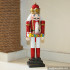 wholesale high quality wooden toys children like large christmas nutcrackers W02A010A