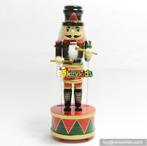 Top quality promotional baby doll nutcracker wooden toy W02A213