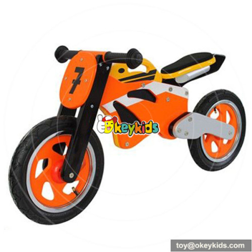 Wholesale high quality wooden red balance bike for children without pedal W16C067