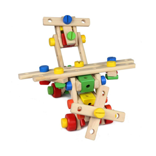 wholesale best sale kids multifunction wooden nut mix toy for funny W03C004