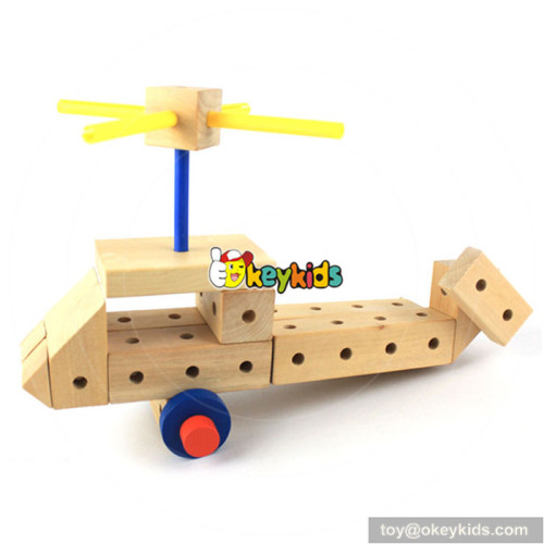 wholesale colorful kids wooden assembly toys for sale W03C014