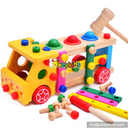 wholesale top quality children wooden assemble screws toy W03C015