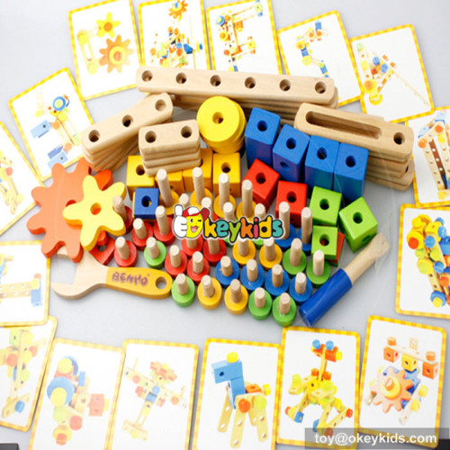 wholesale high quality baby wooden educational games W03C021