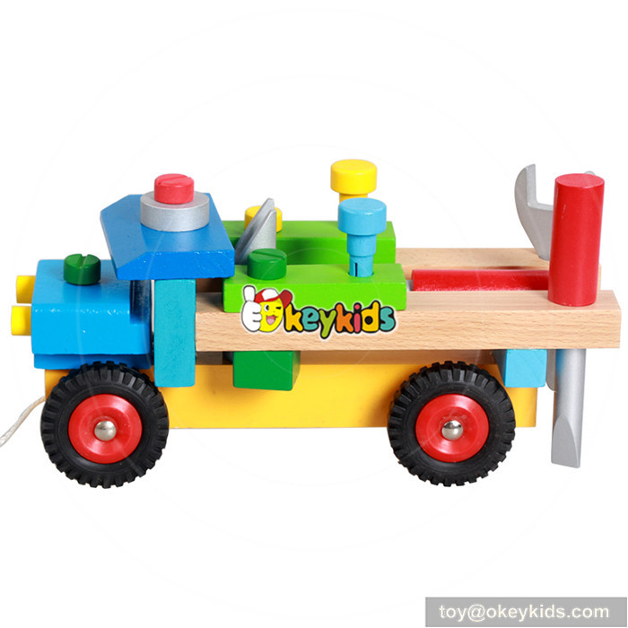wooden children toys car