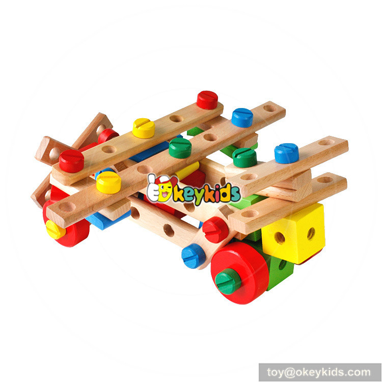 wooden screw toy