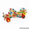 Wholesale creative style wooden diy nut combination toy for children W03C027
