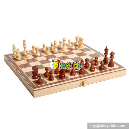 Wholesale best sale wood international chess game for children W11A061