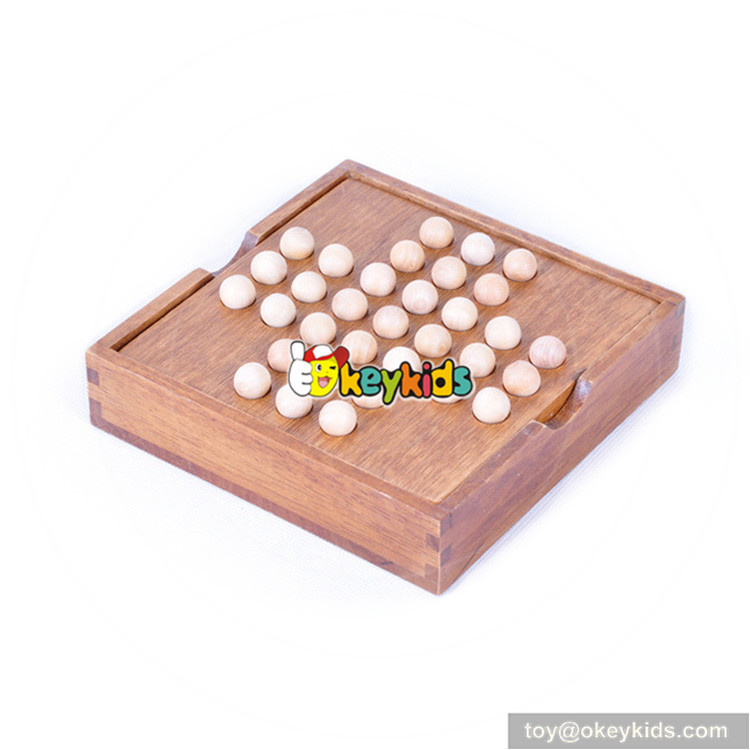 wooden chess game