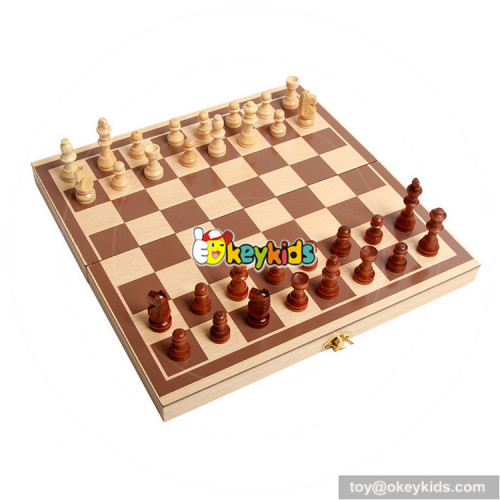 Wholesale unique creative wooden chess board toy W11A063
